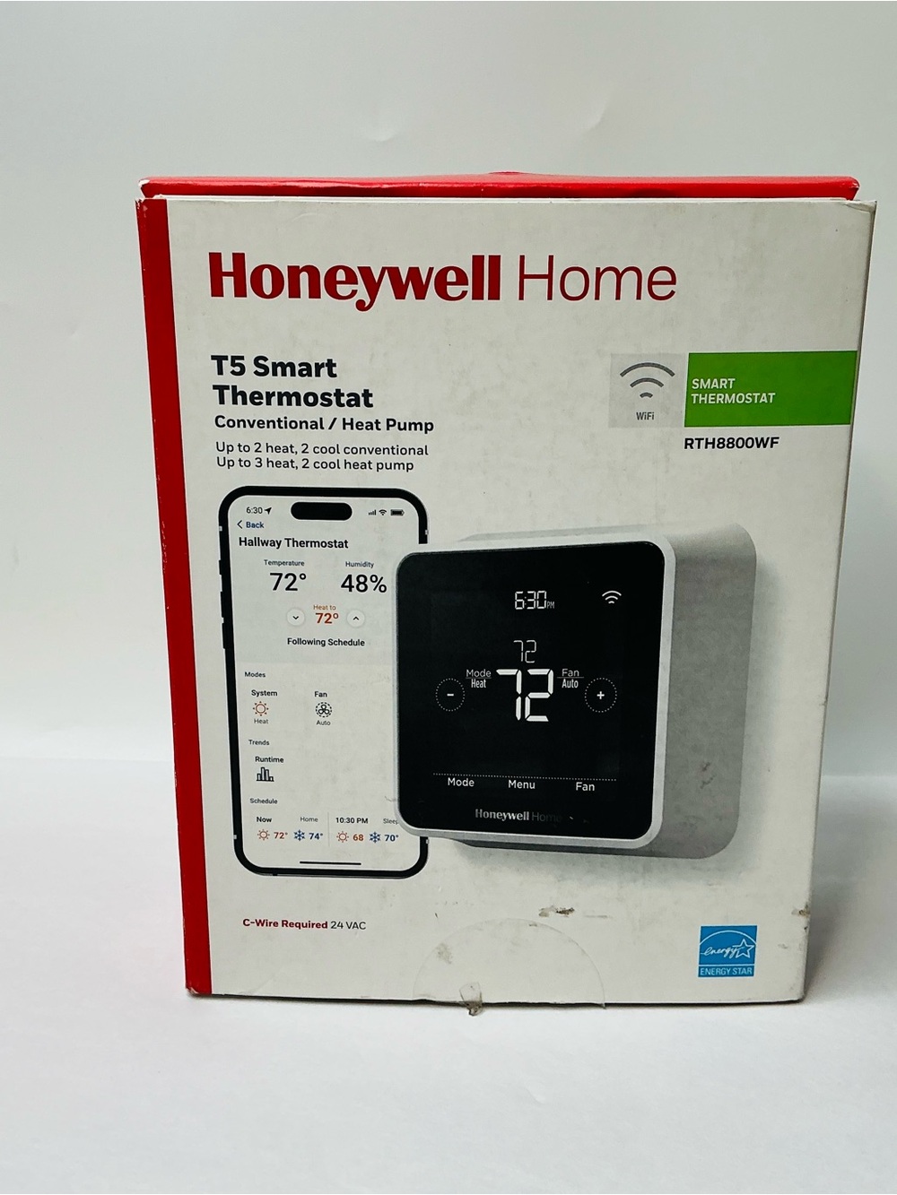 Honeywell Home T5 Wi-Fi Smart Thermostat - RTH8800WF - Picture 4 of 15